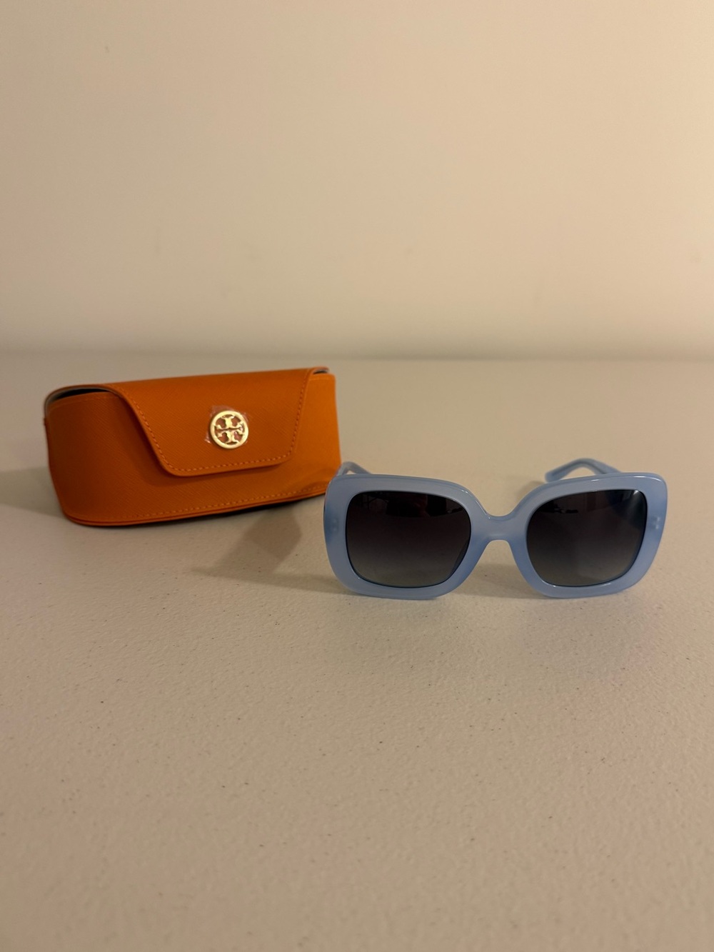 *NIB* Tory Burch Light Blue Oversized Square Sunglasses - Style #: TY7179U